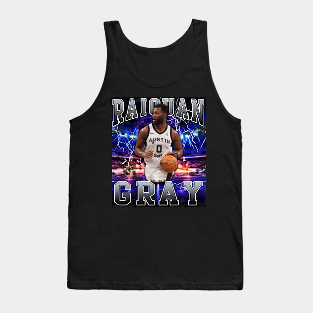 RaiQuan Gray Tank Top by Gojes Art